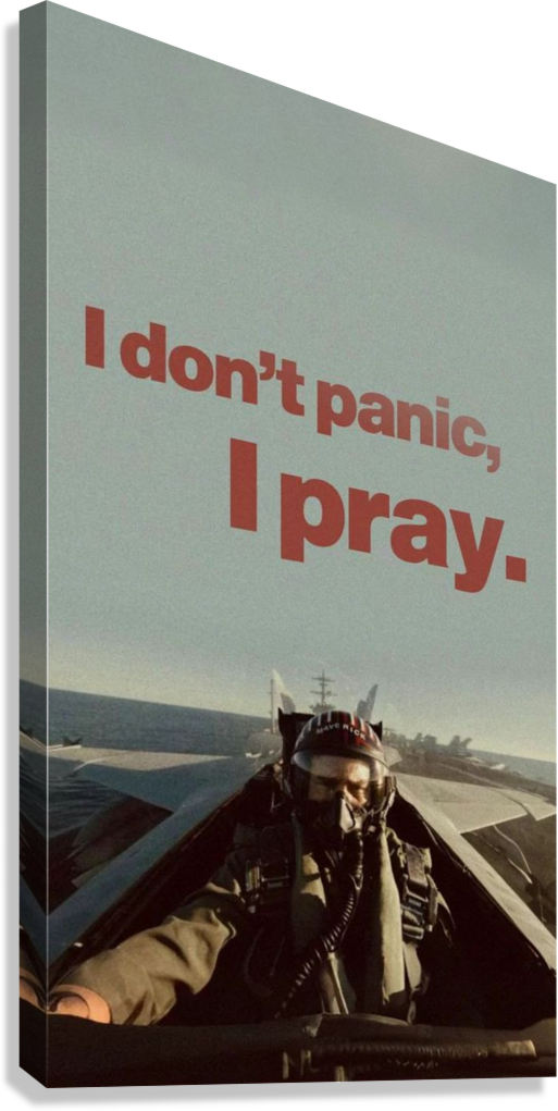 PRAYER UNDER PRESSURE CANVAS POSTER