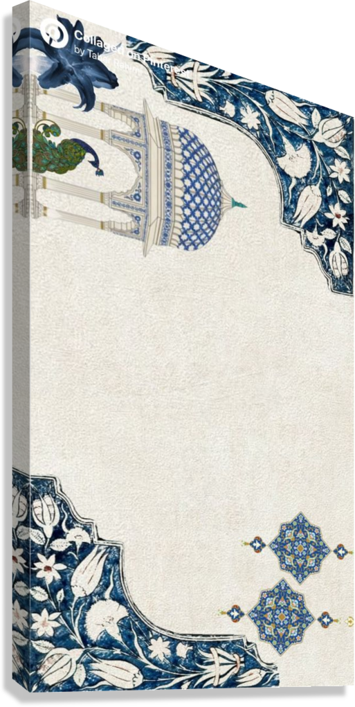 ISLAMIC TILE FRAME CANVAS POSTER