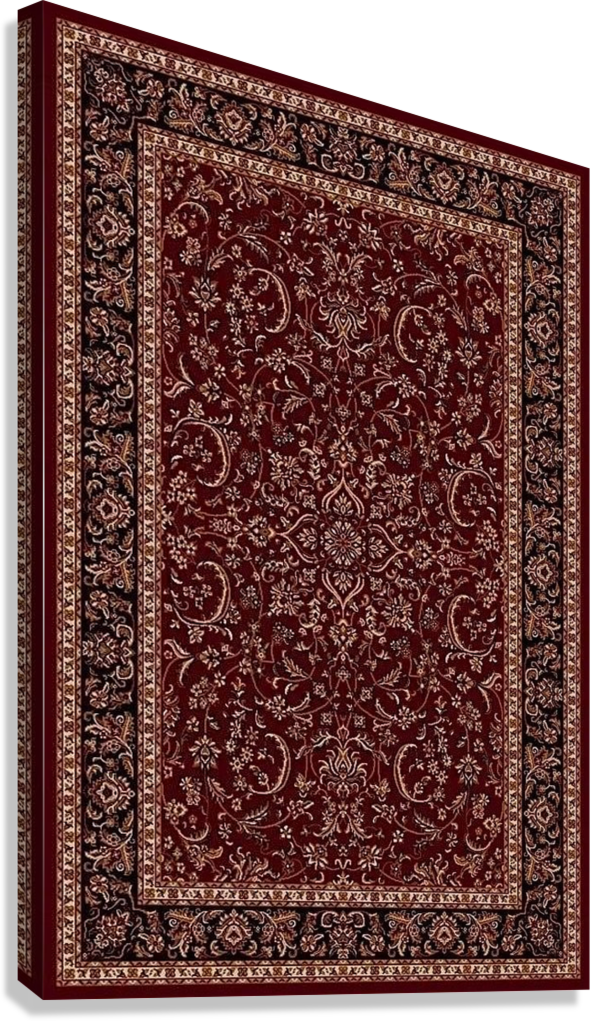 CLASSIC RED PERSIAN RUG CANVAS POSTER