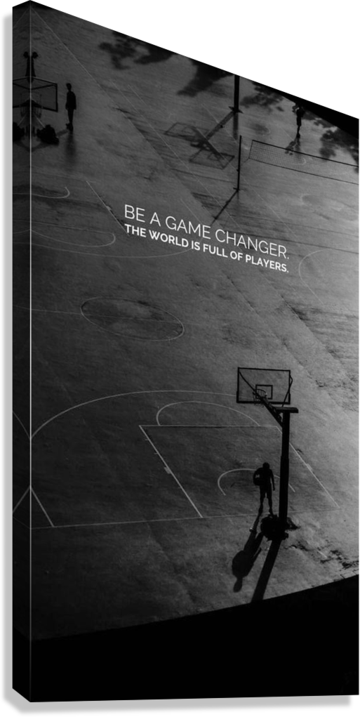 BASKETBALL MOTIVATIONAL CANVAS POSTER