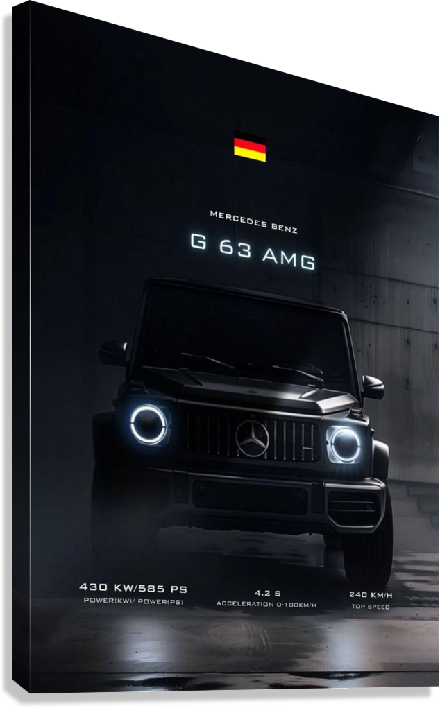 G 63 CANVAS POSTER