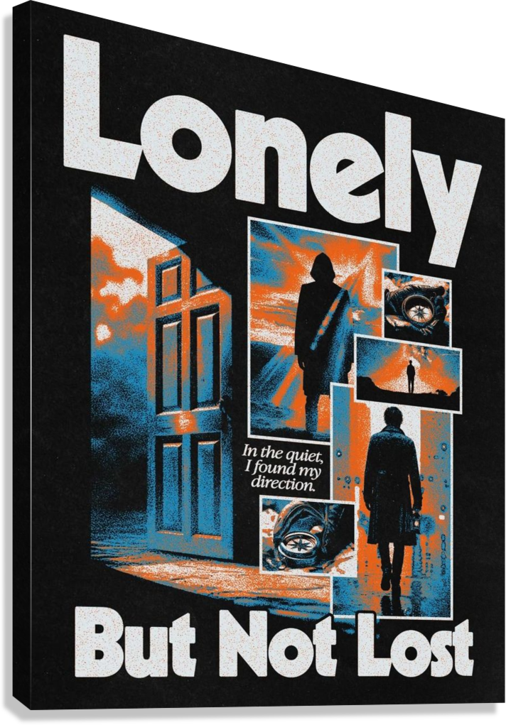 PERSONAL JOURNEY SELF DISCOVERY CANVAS POSTER