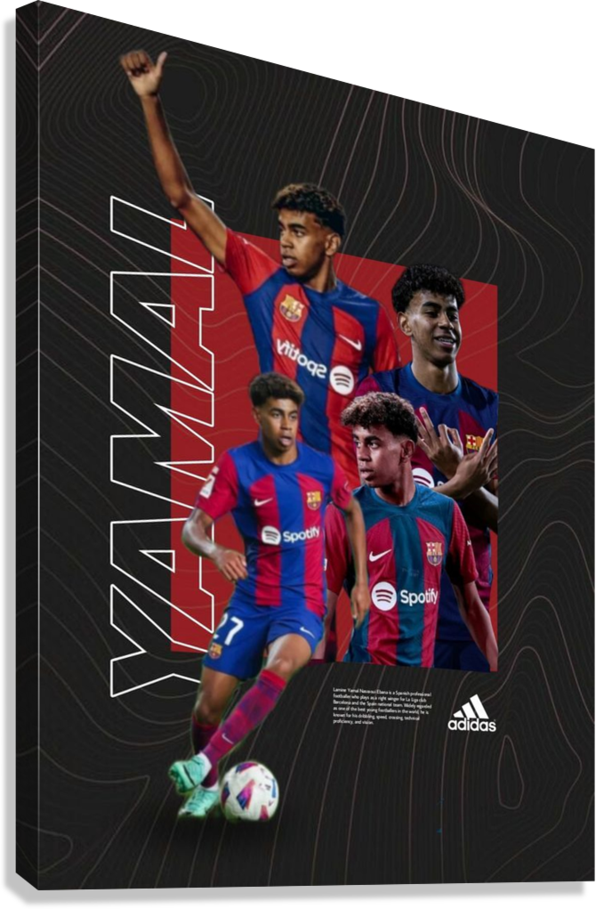 LAMINE YAMAL CANVAS POSTER