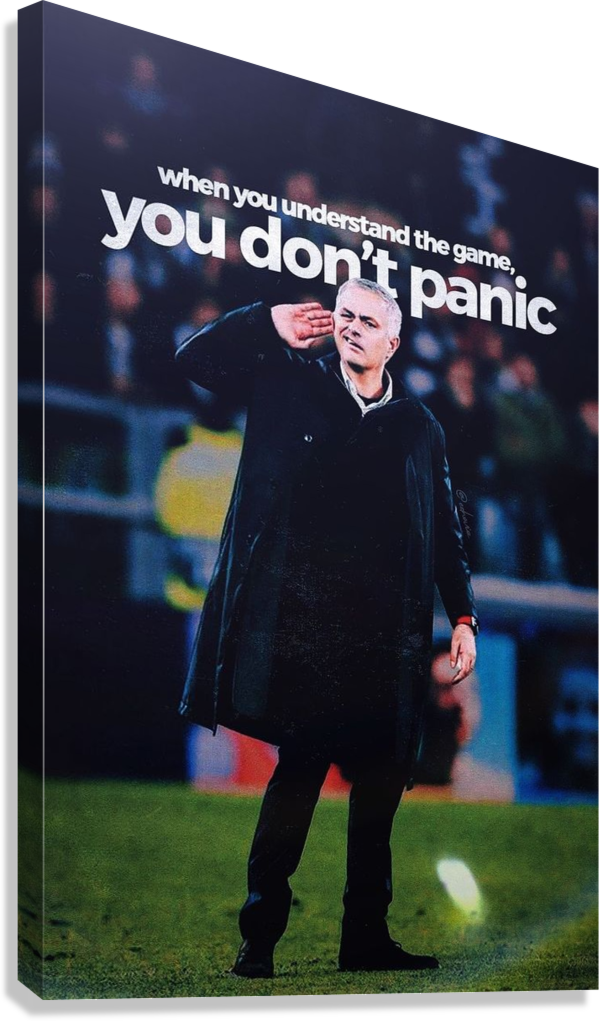MASTER THE GAME STAY CALM MINDSET CANVAS POSTER
