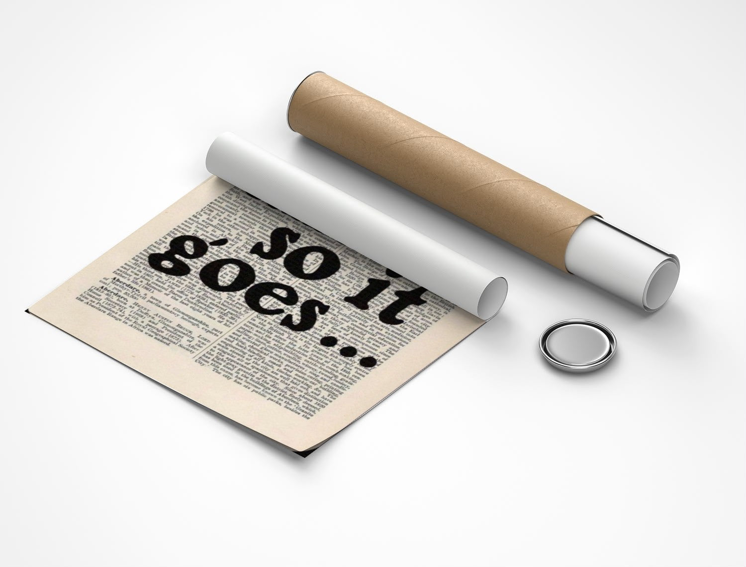 Rolled poster