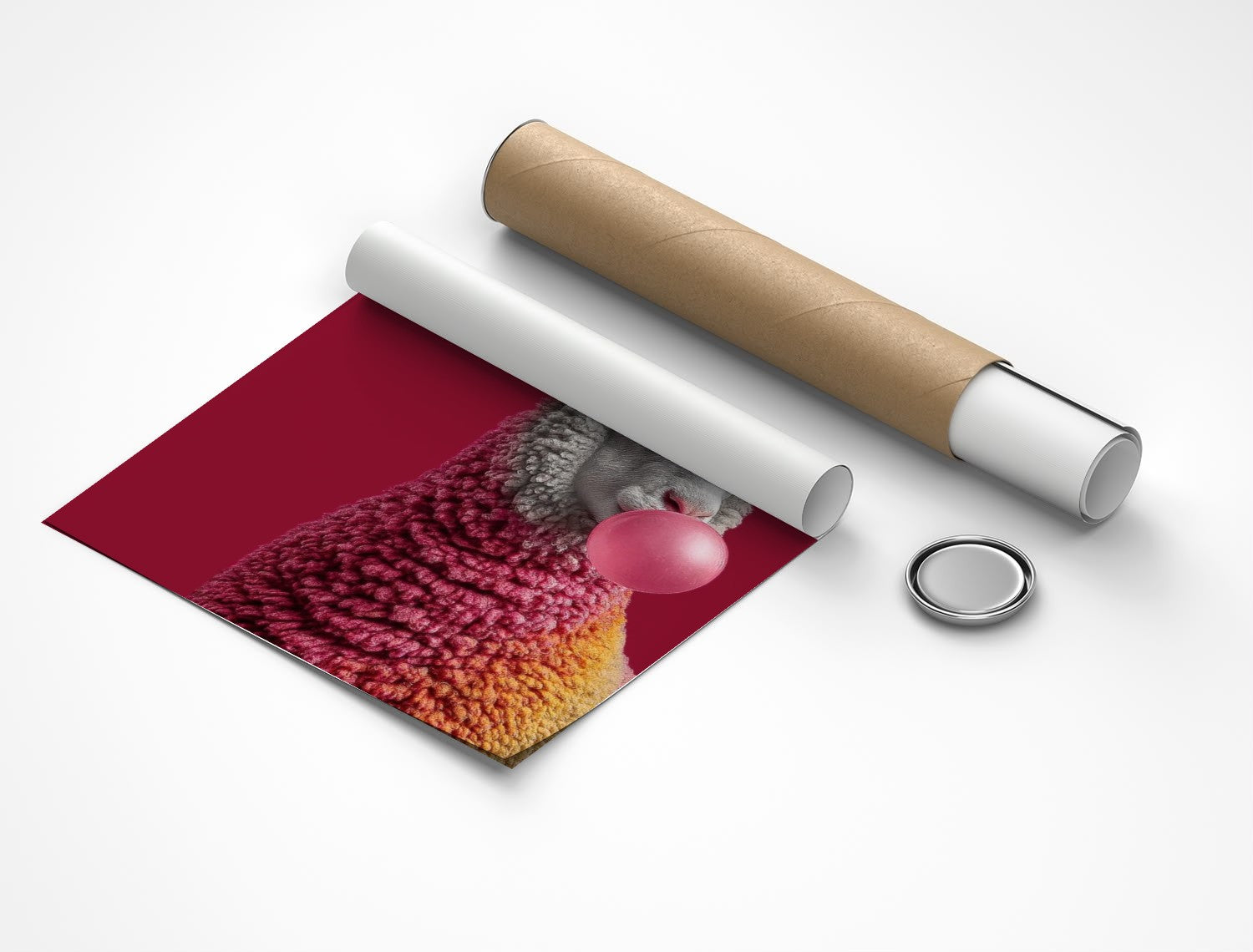 Rolled poster