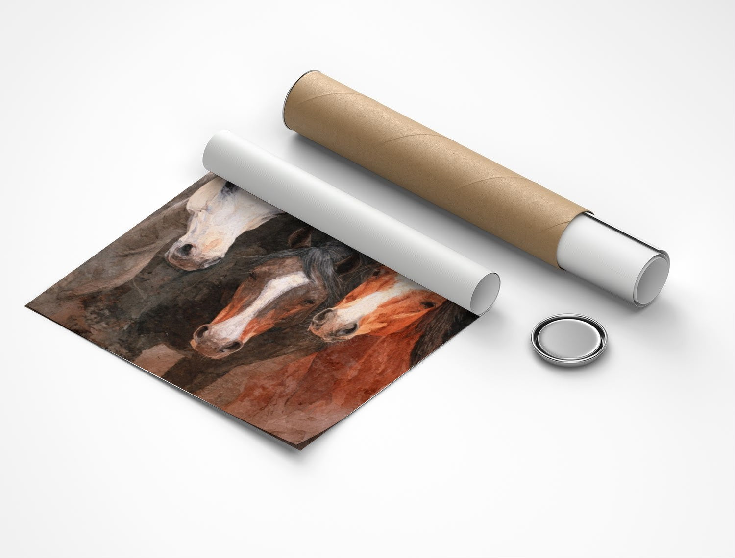 Rolled poster