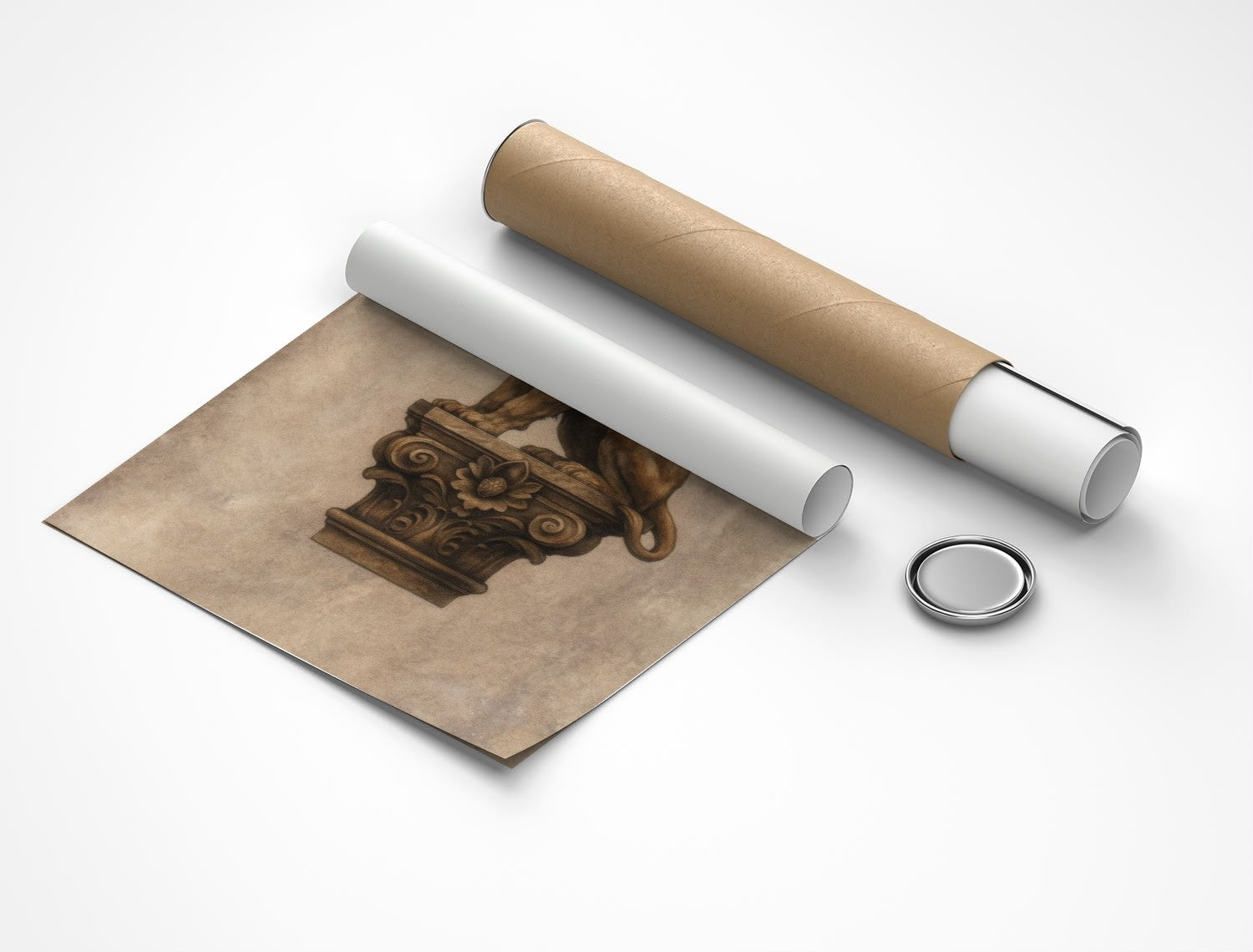 Rolled poster