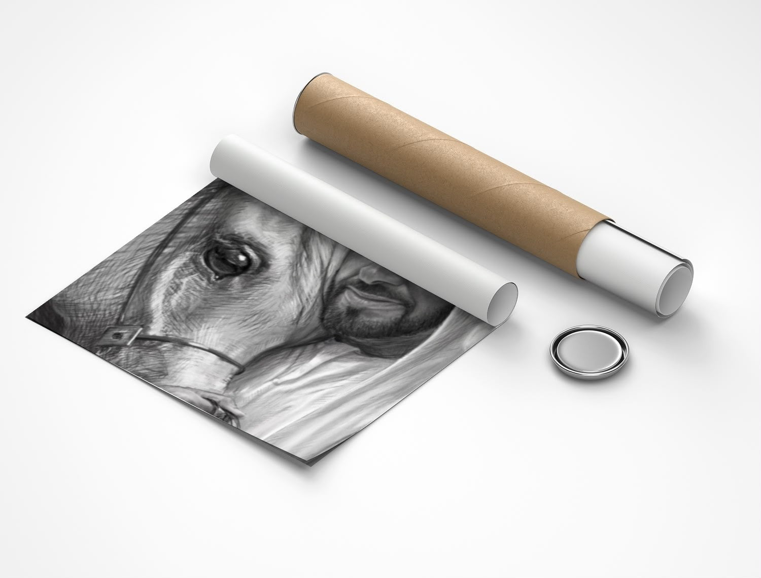 Rolled poster
