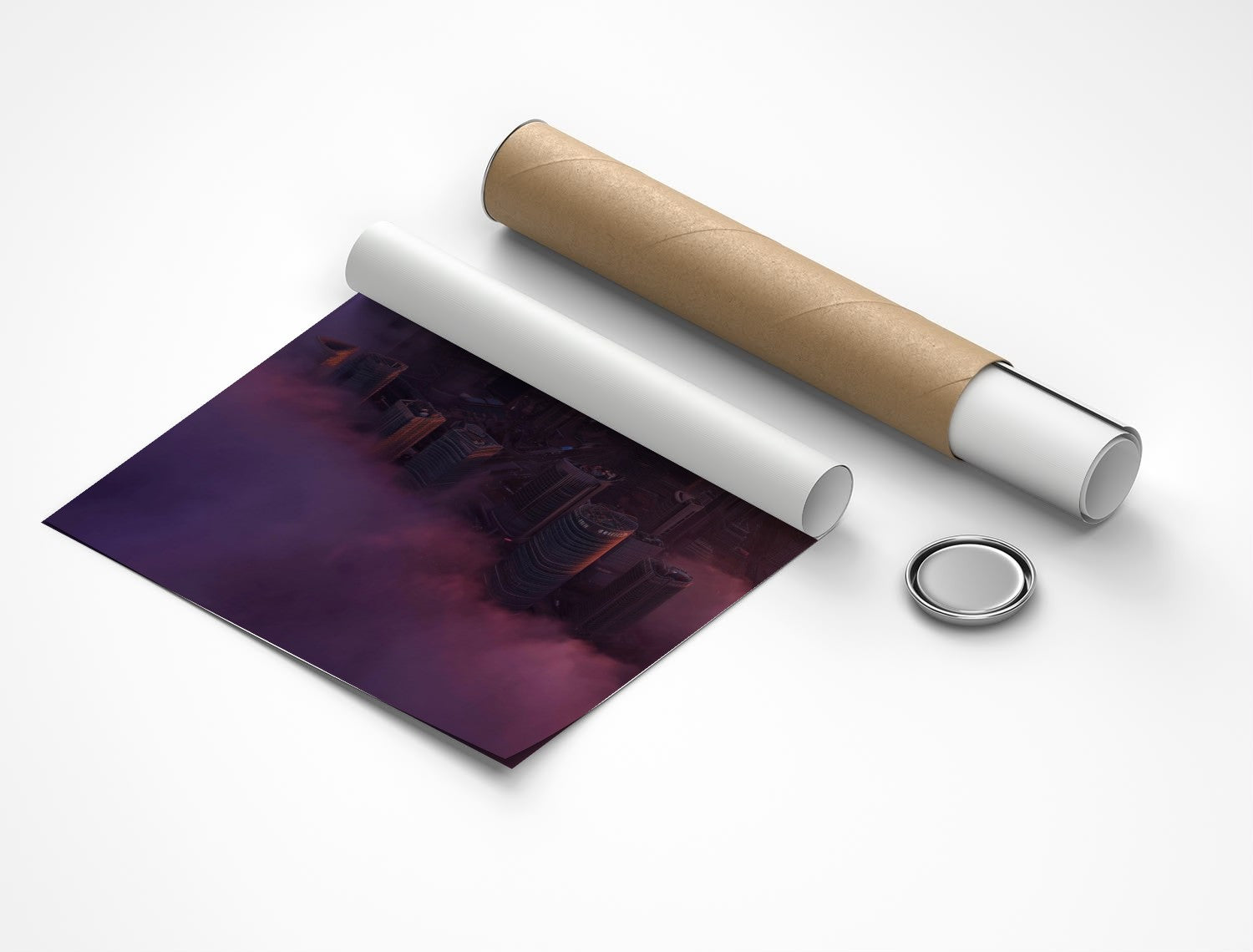 Rolled poster