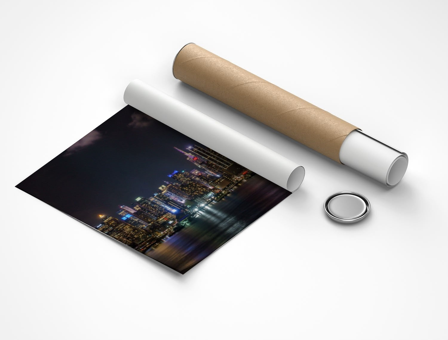 Rolled poster