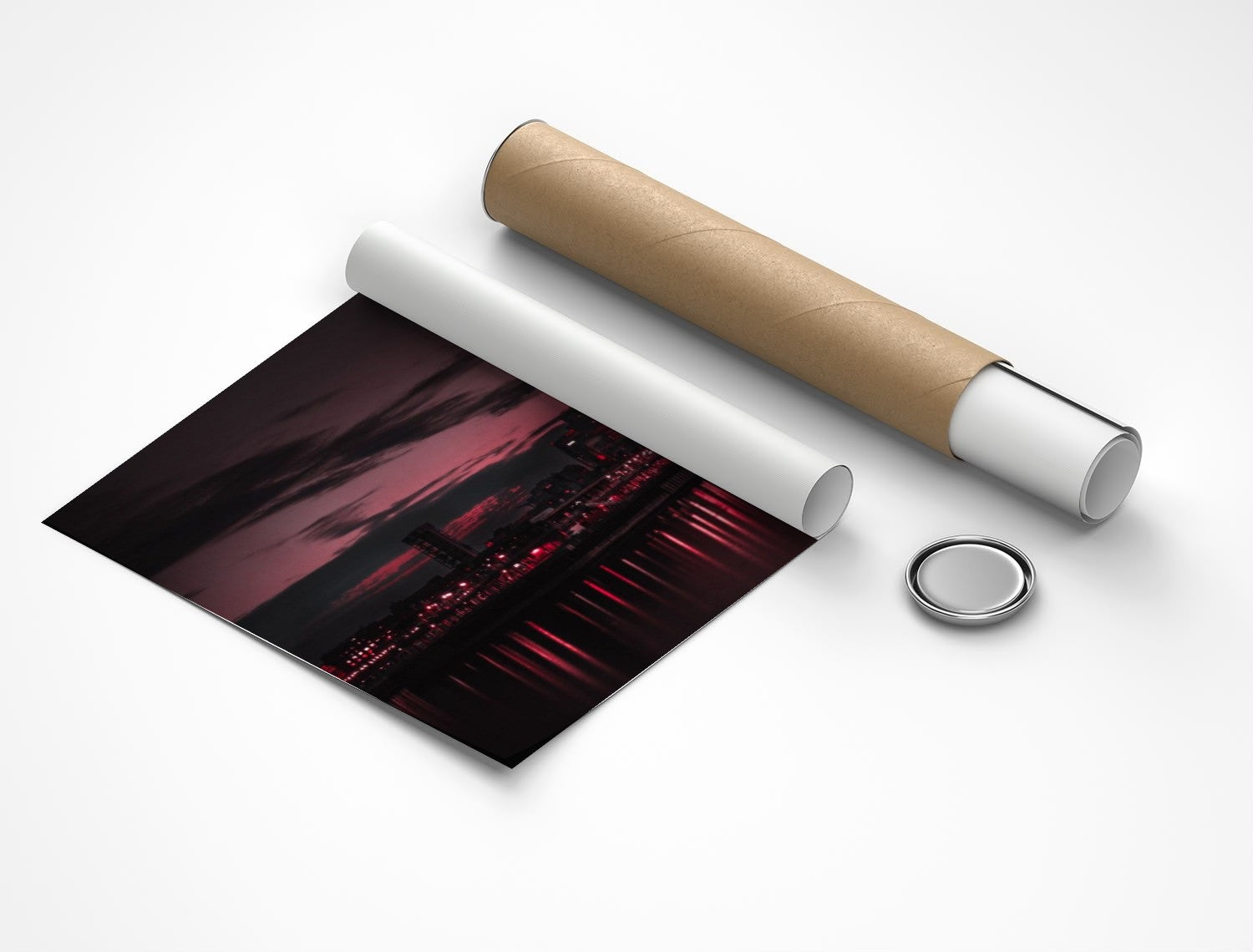 Rolled poster