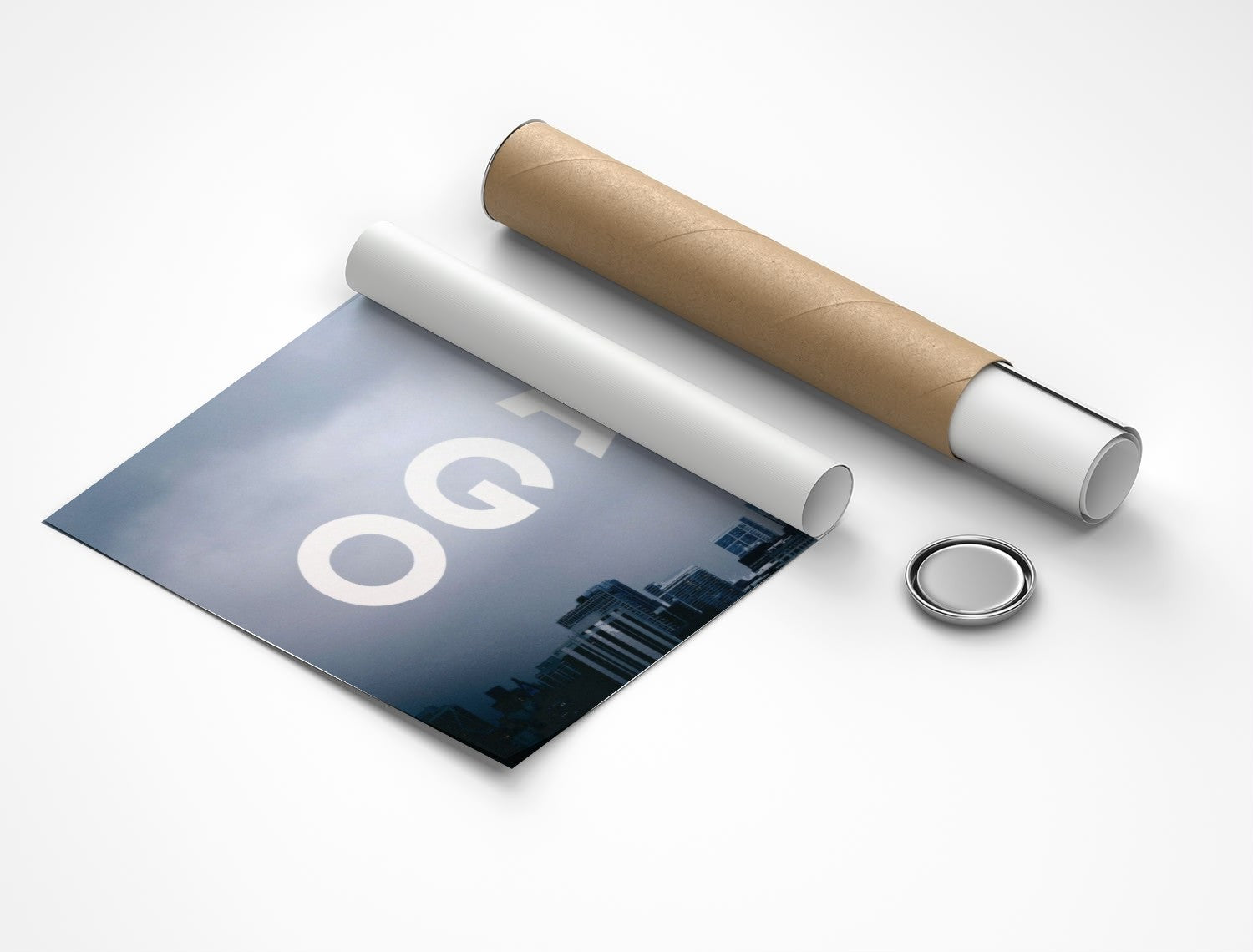 Rolled poster