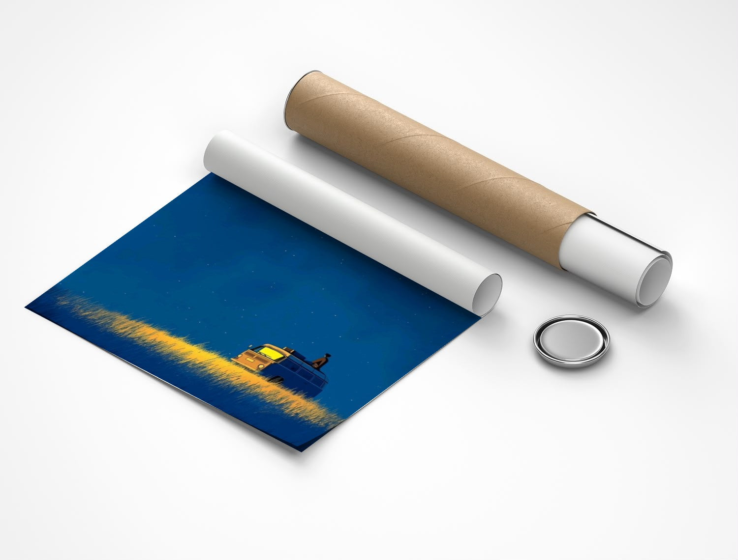 Rolled poster