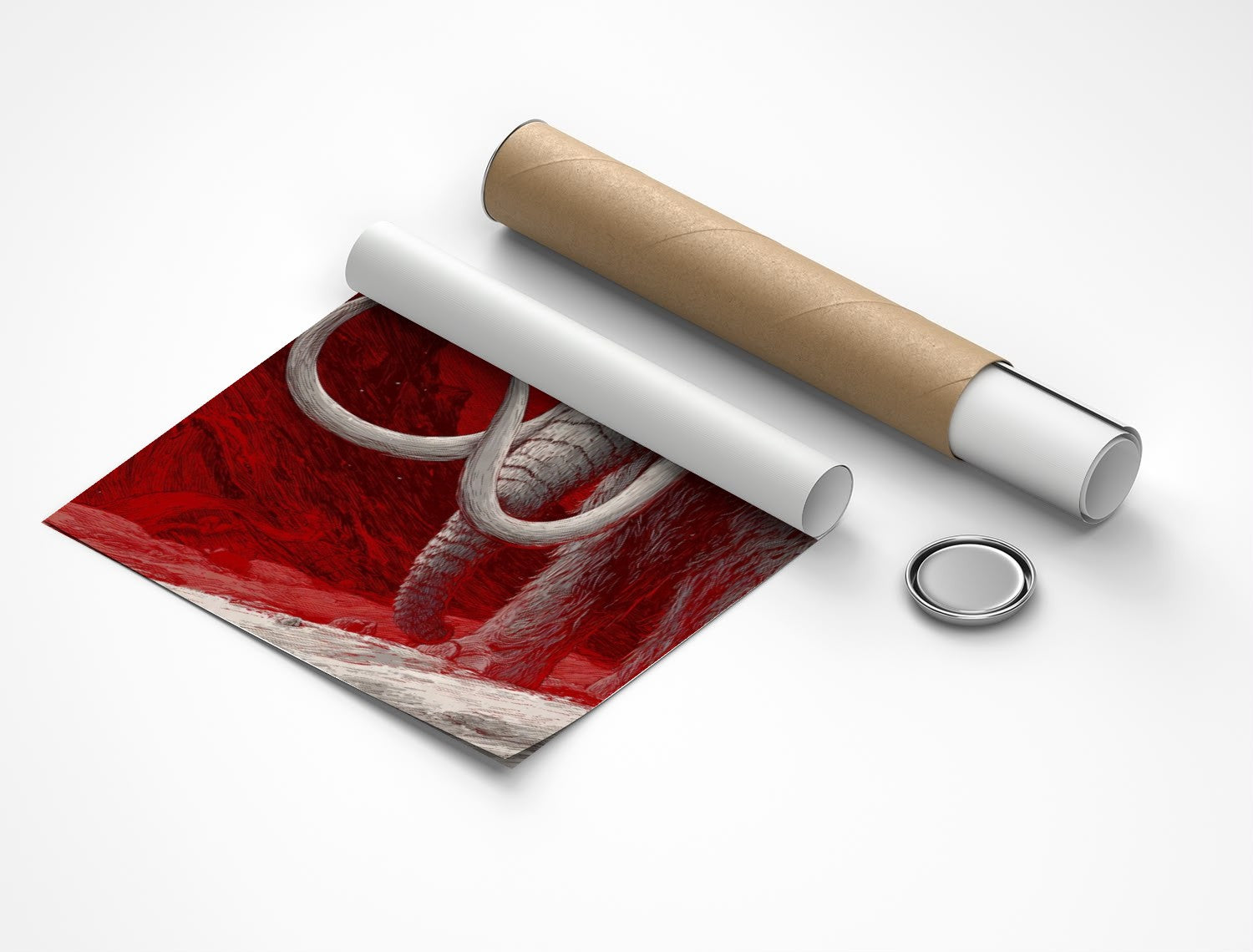 Rolled poster