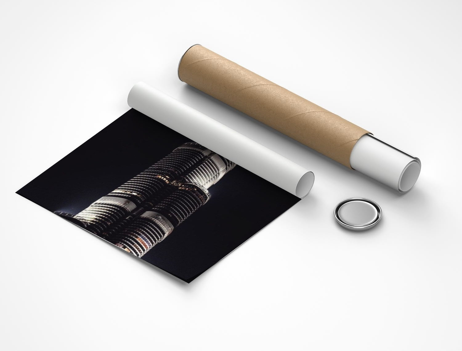 Rolled poster