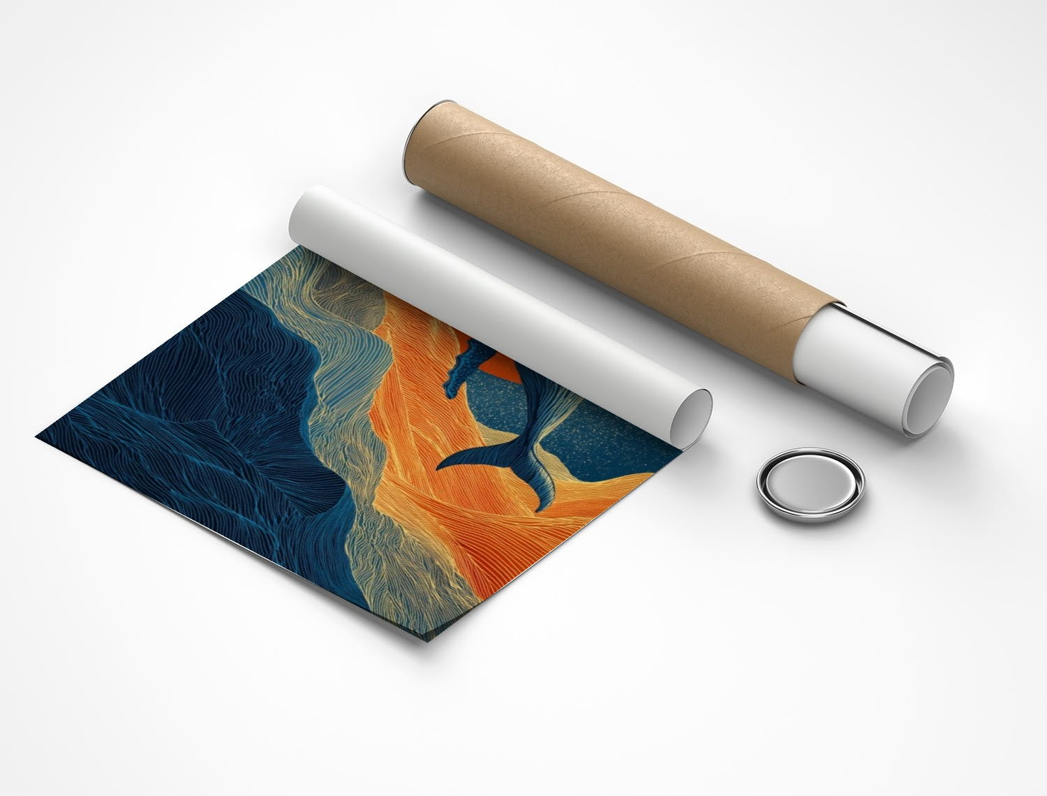 Rolled poster