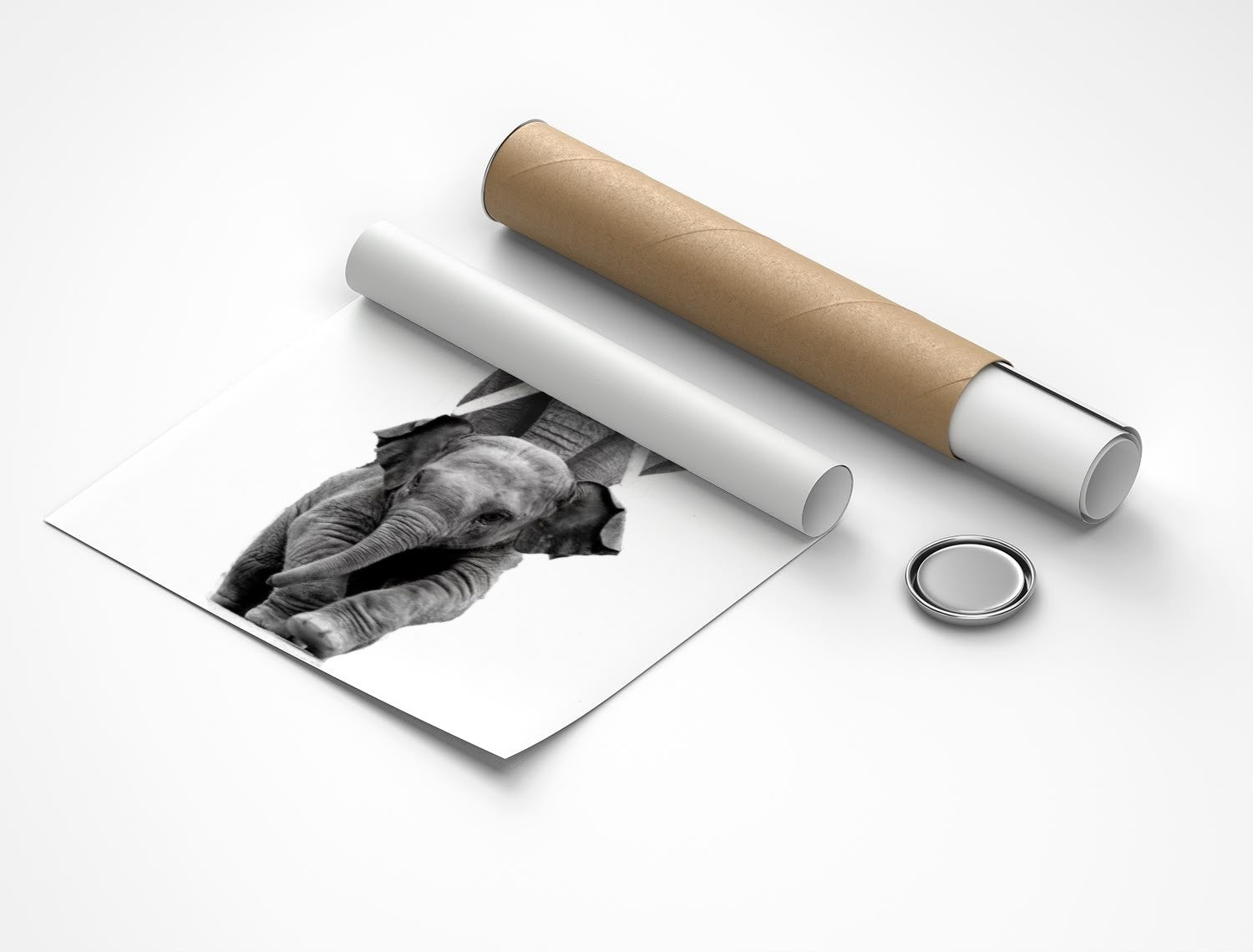 Rolled poster