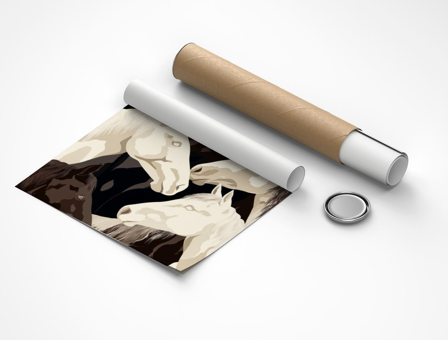 Rolled poster