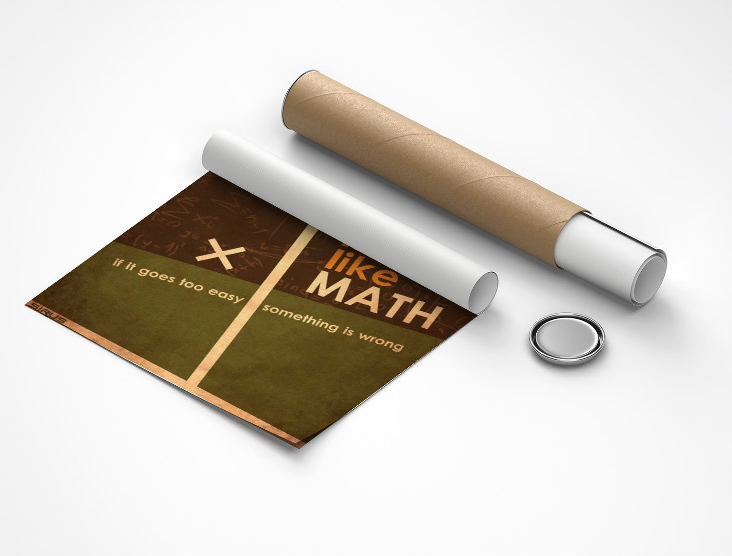 Rolled poster