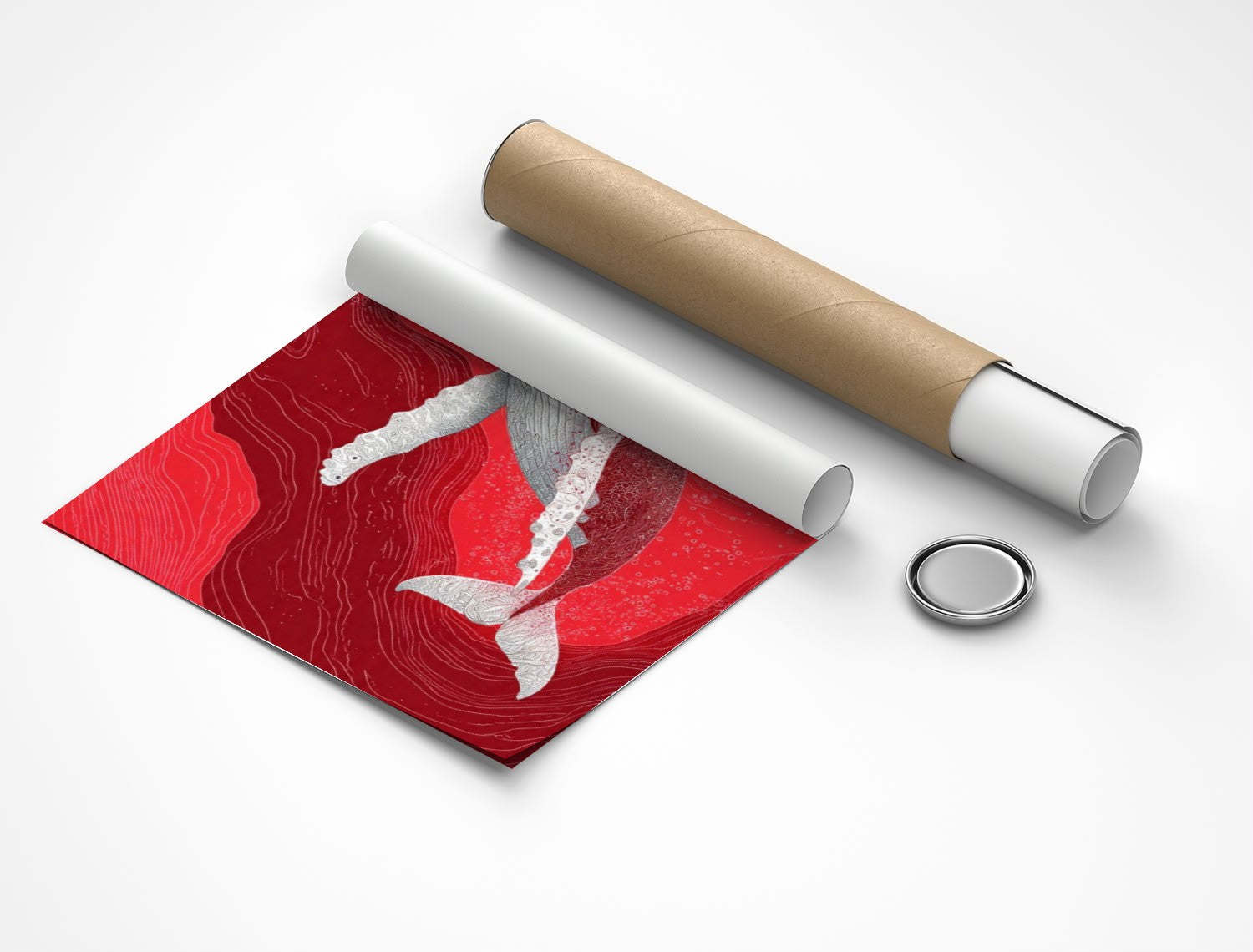 Rolled poster