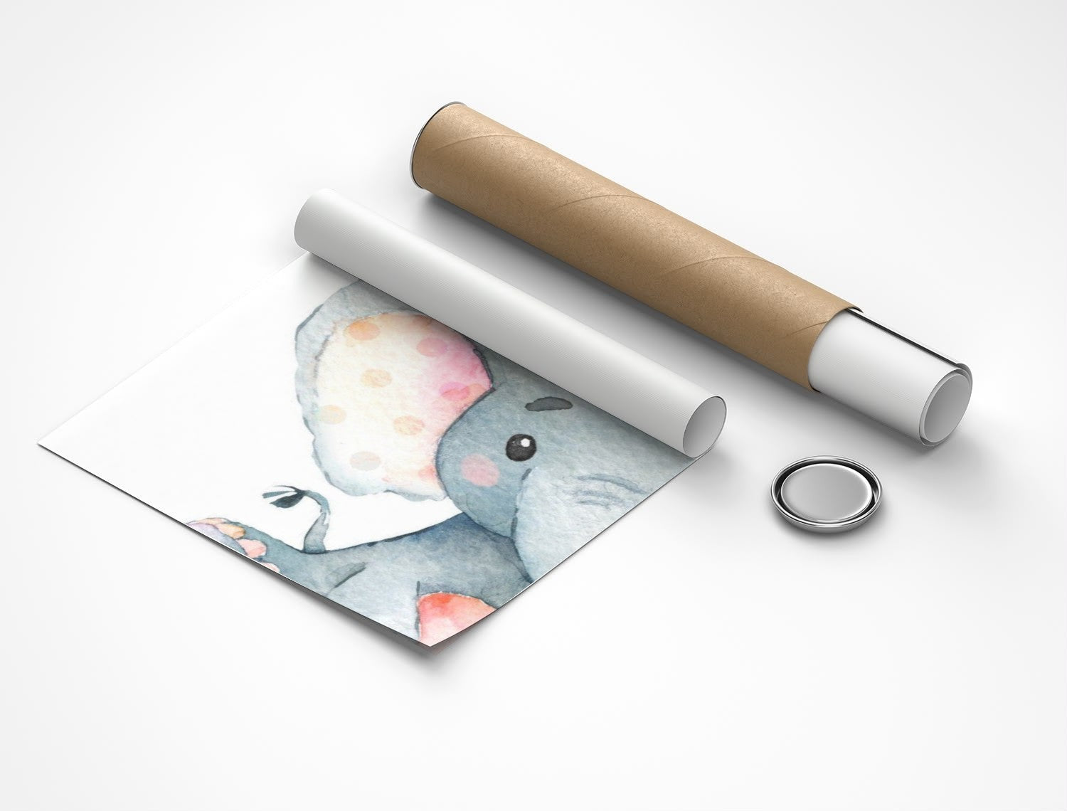 Rolled poster