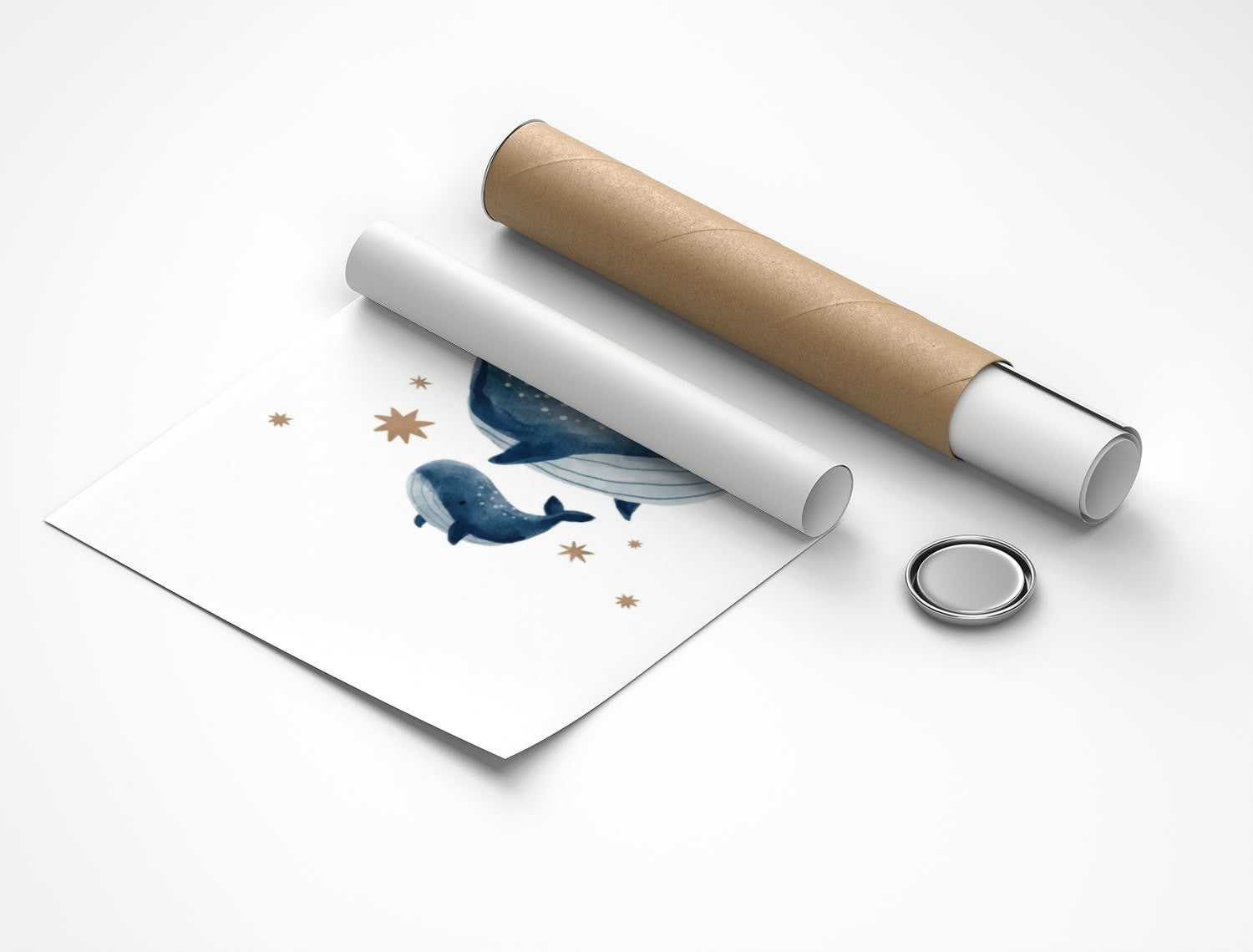 Rolled poster