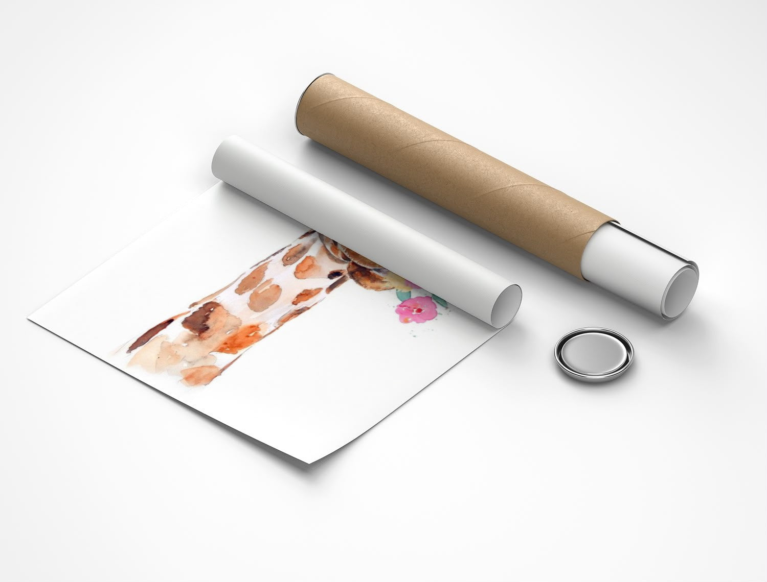 Rolled poster