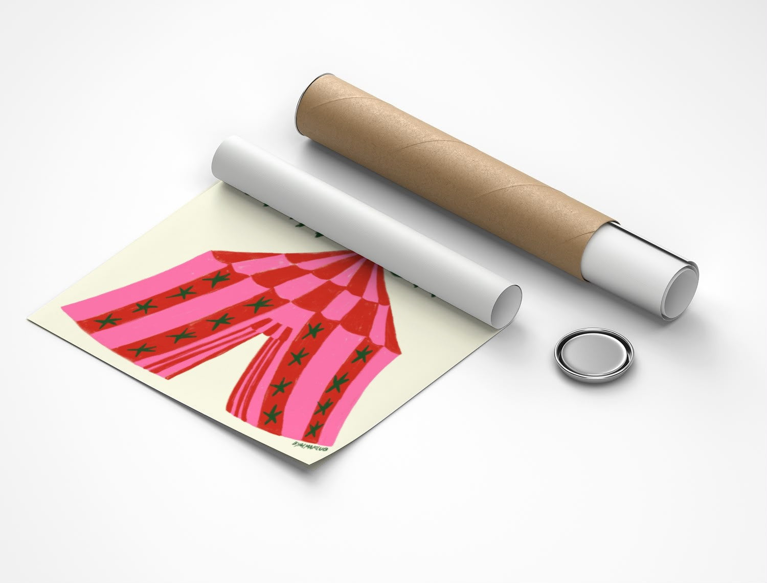 Rolled poster