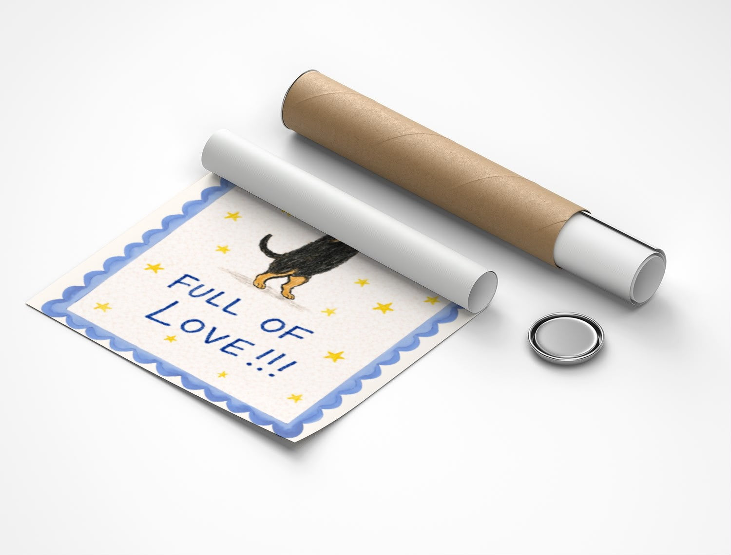 Rolled poster
