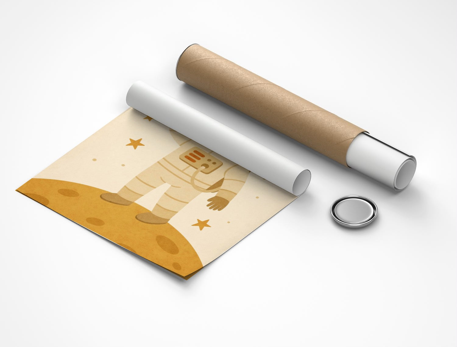 Rolled poster