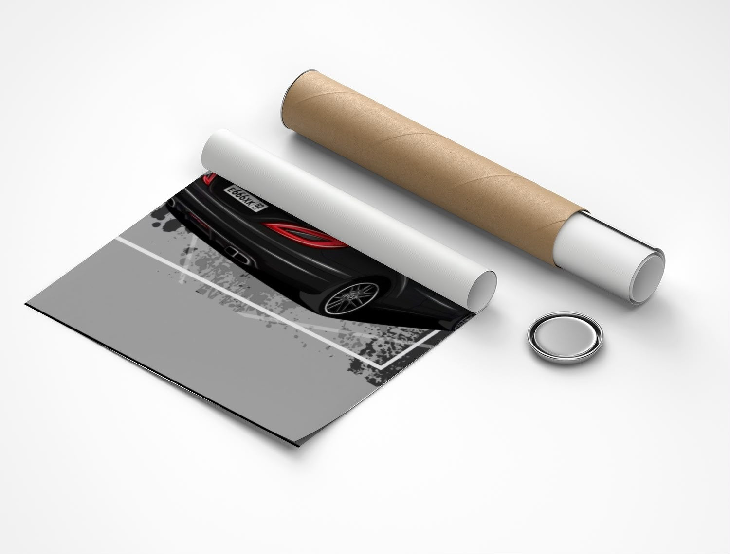 Rolled poster