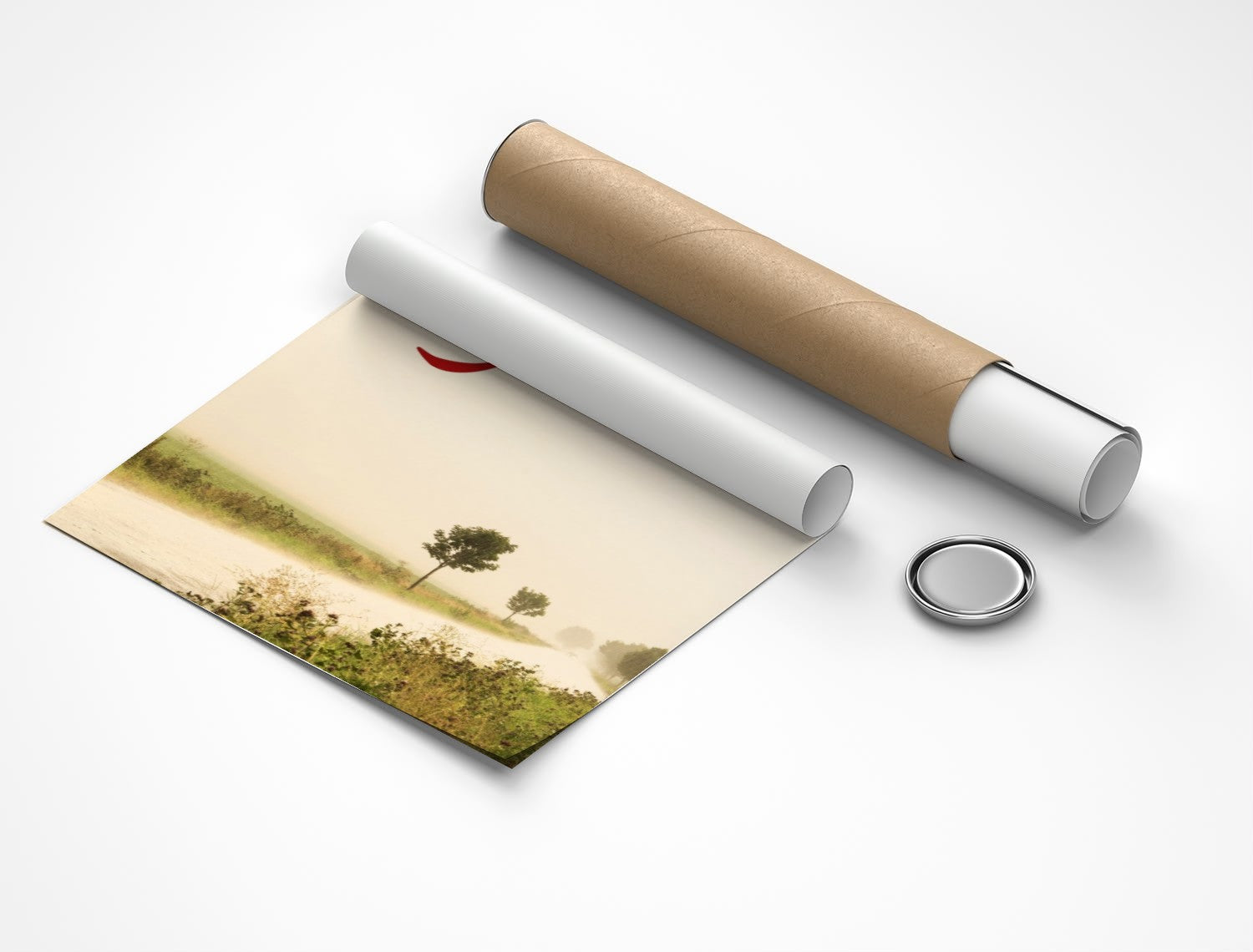 Rolled poster