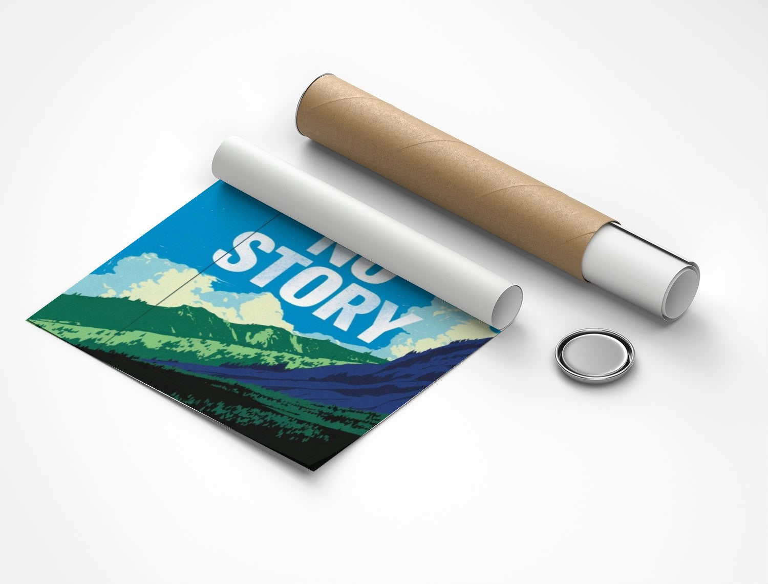 Rolled poster
