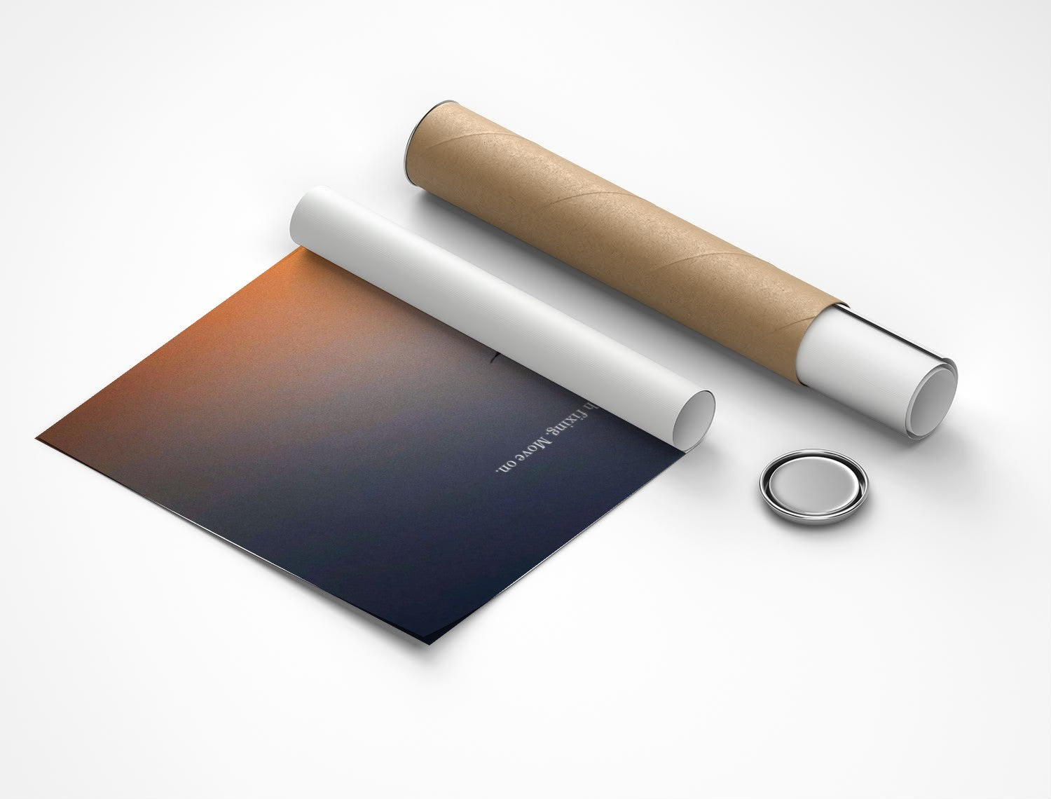 Rolled poster