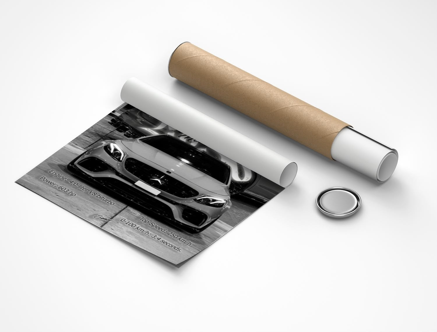 Rolled poster