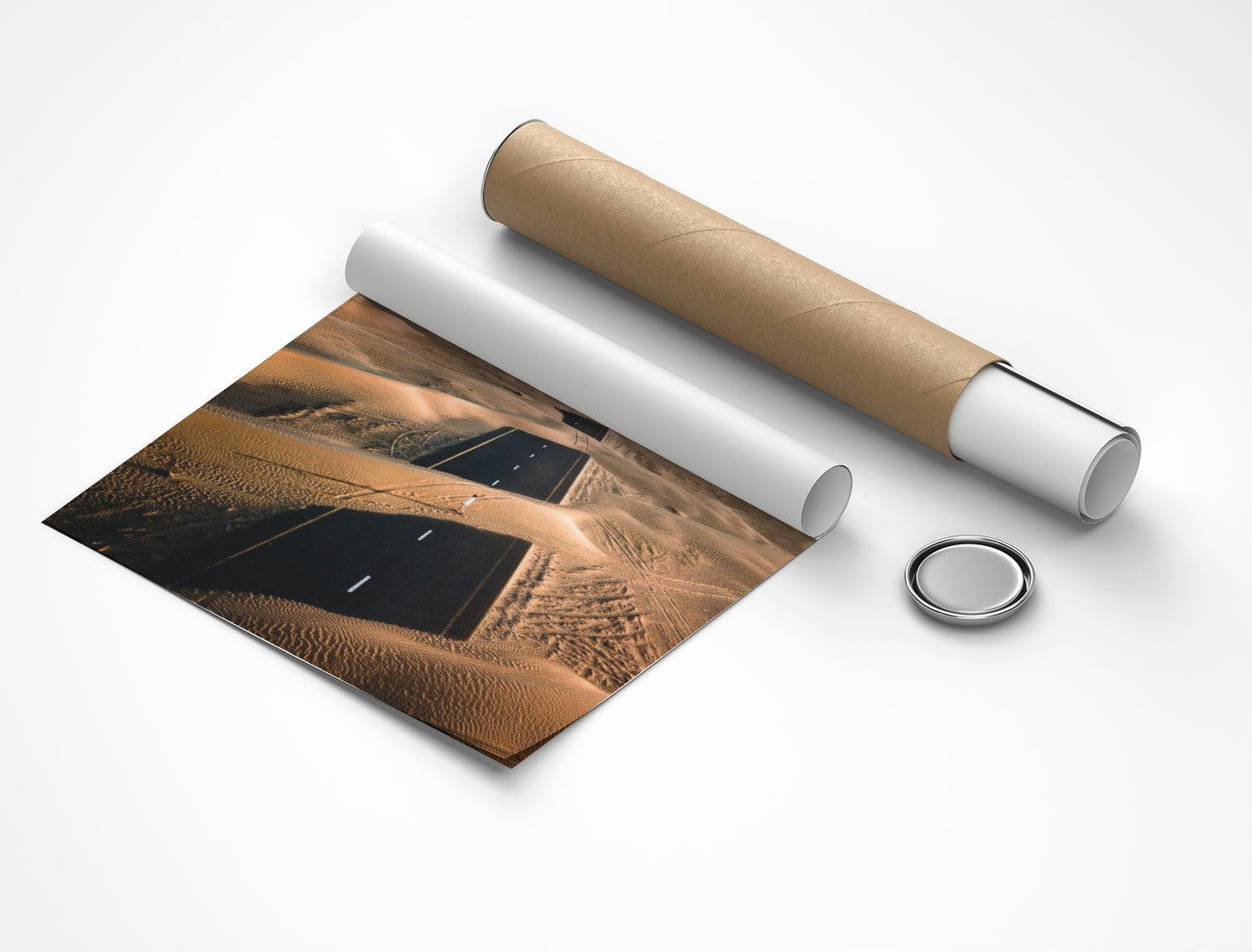Rolled poster
