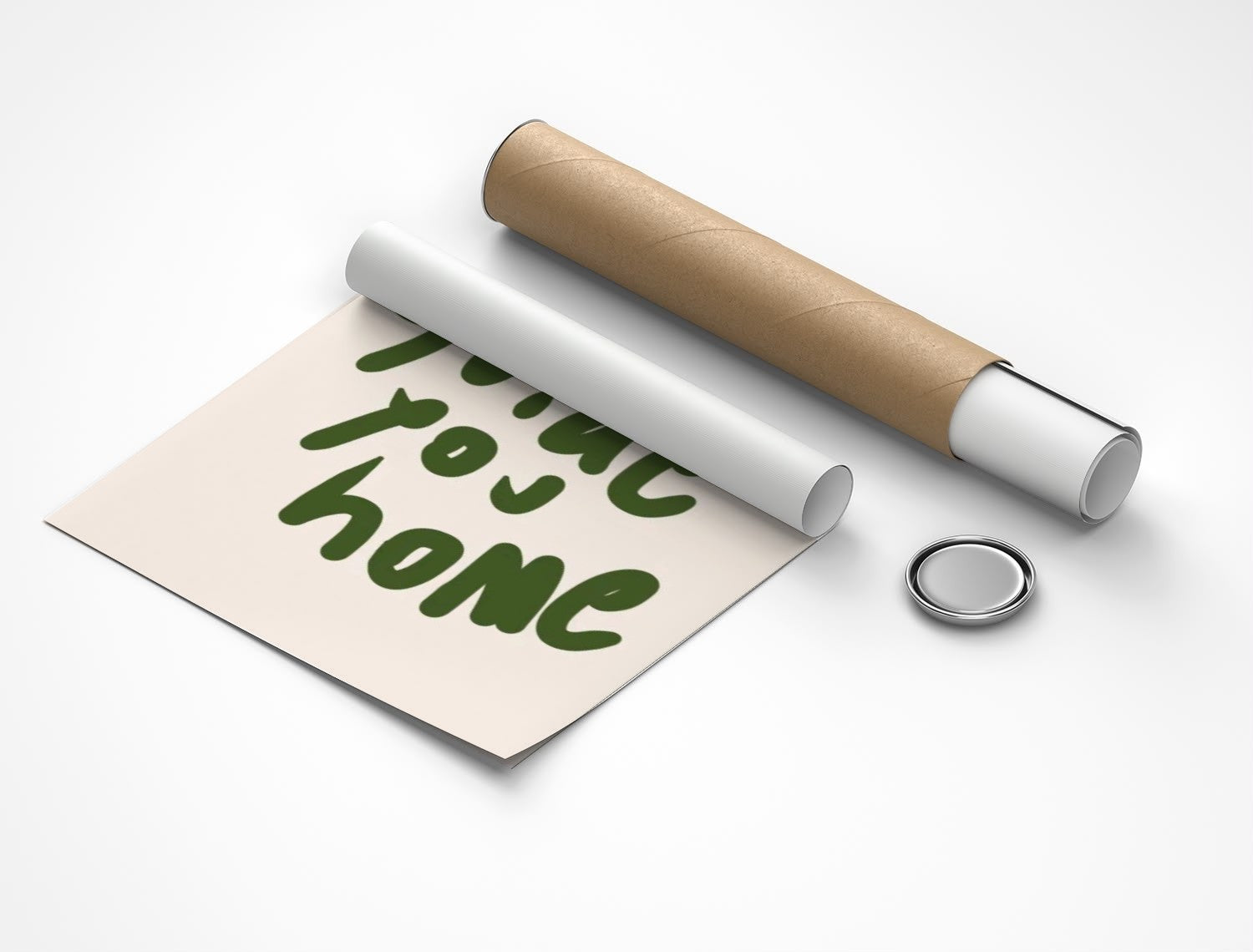Rolled poster