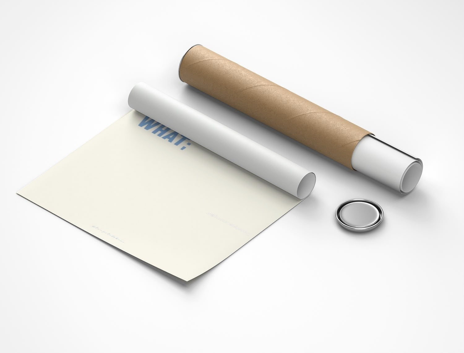 Rolled poster