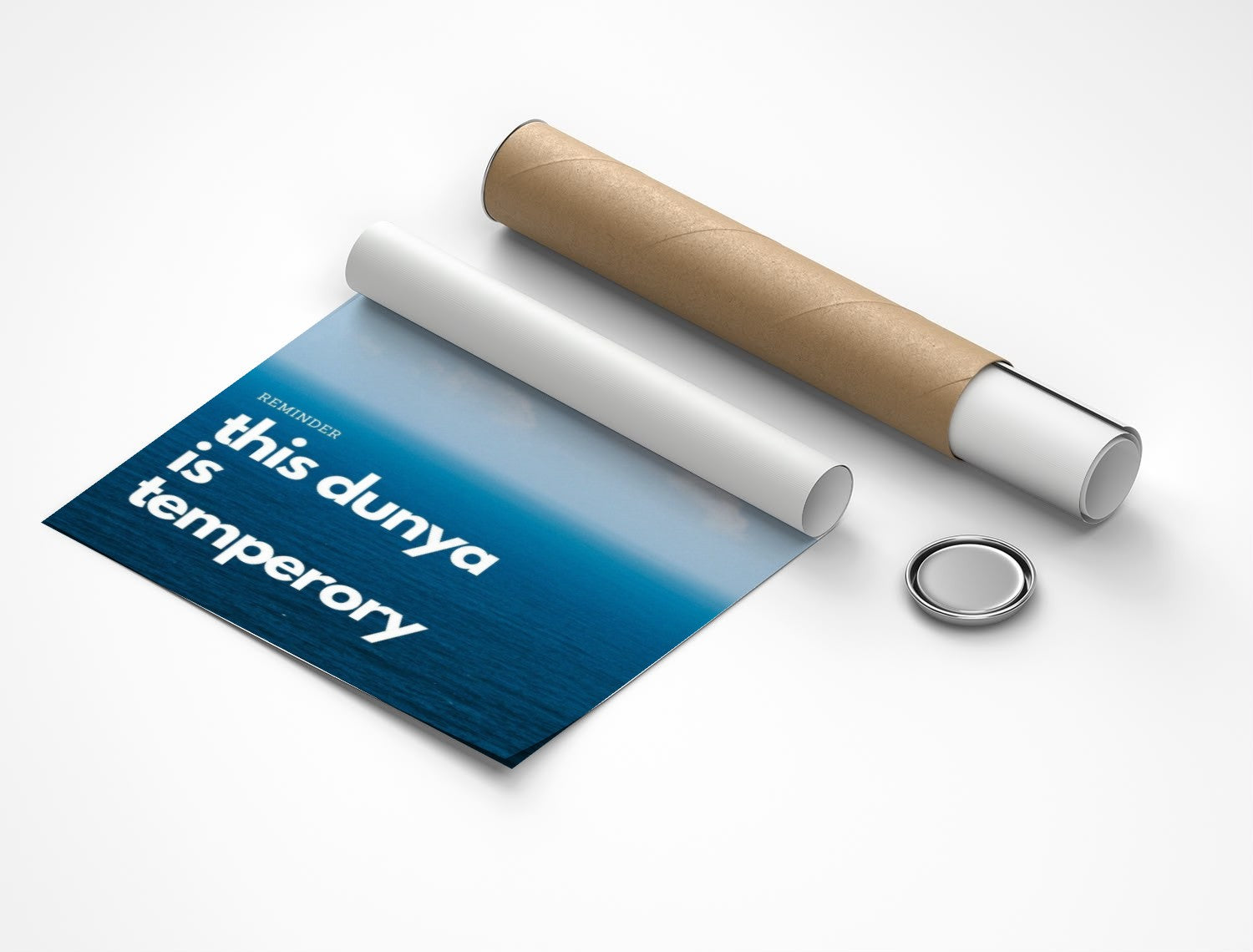 Rolled poster