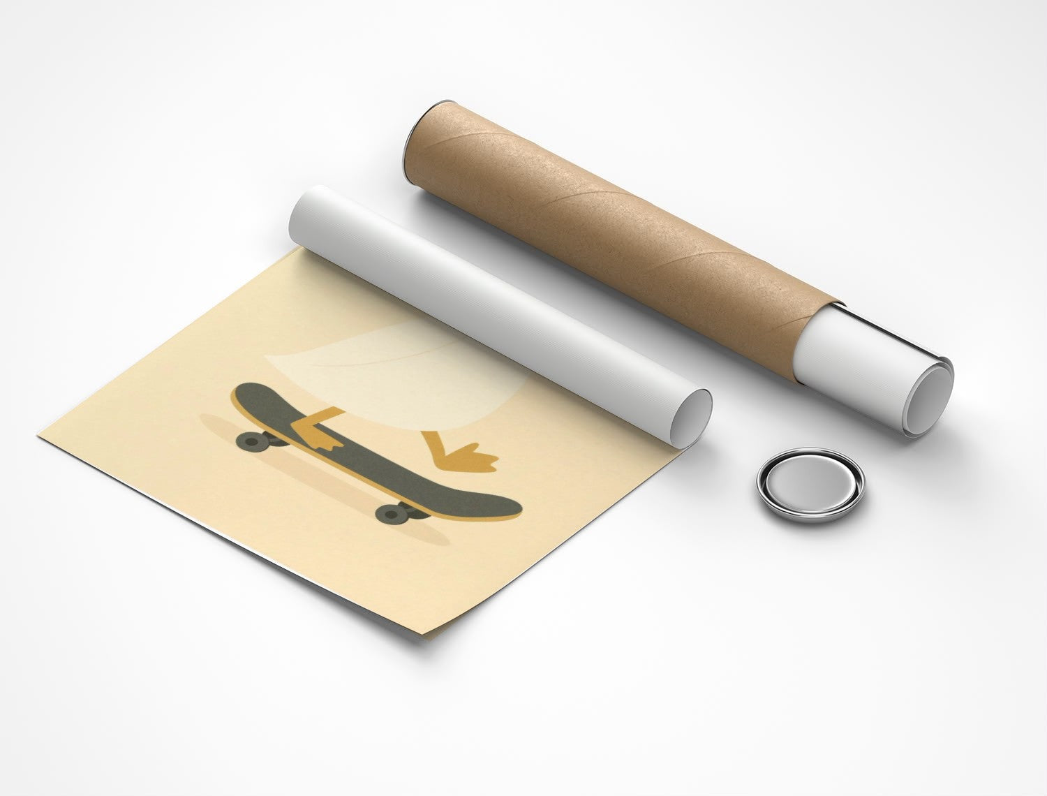 Rolled poster