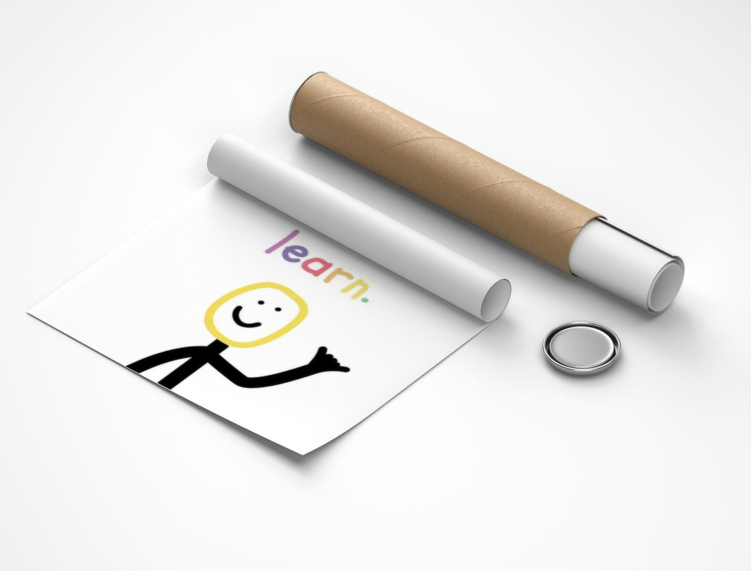 Rolled poster