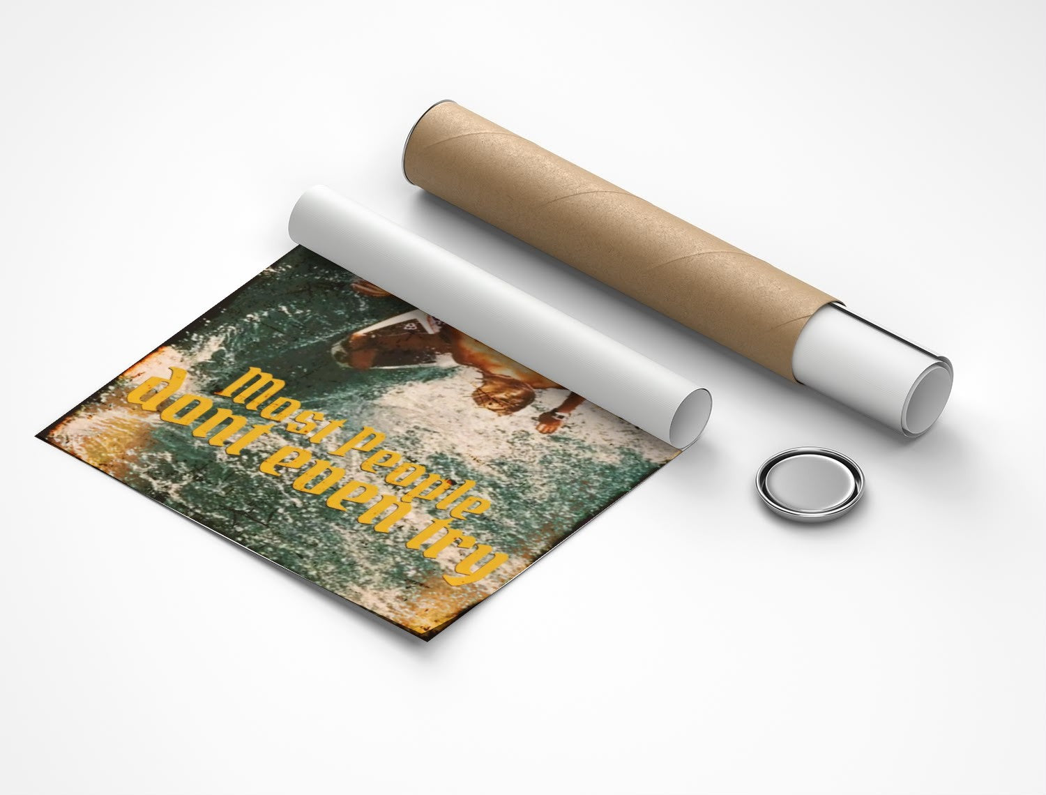 Rolled poster