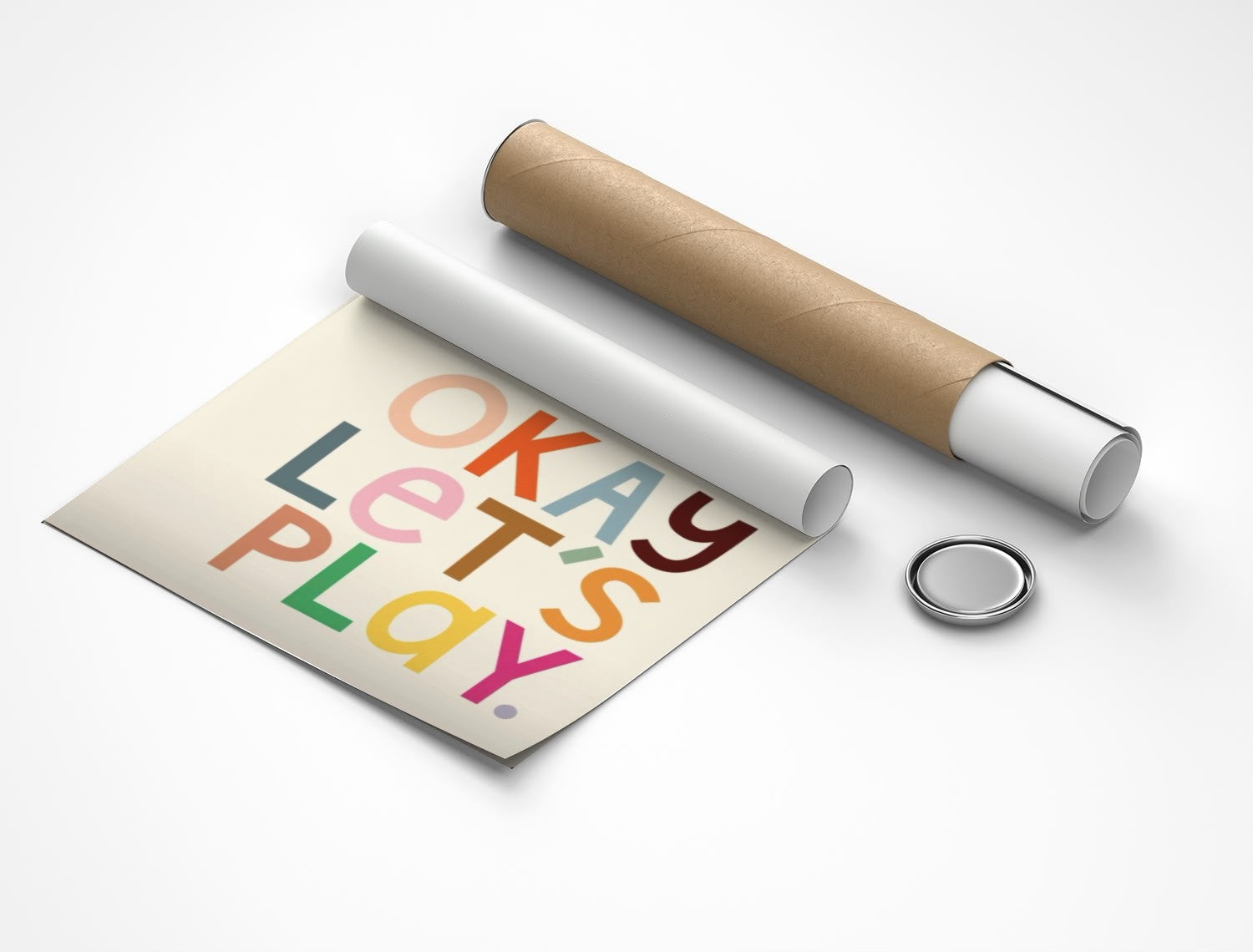 Rolled poster