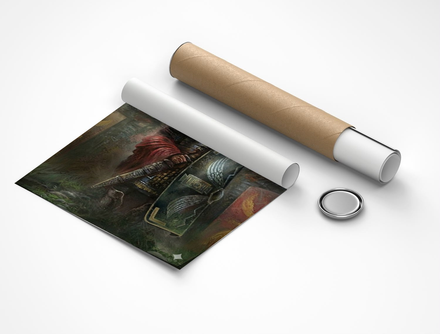 Rolled poster