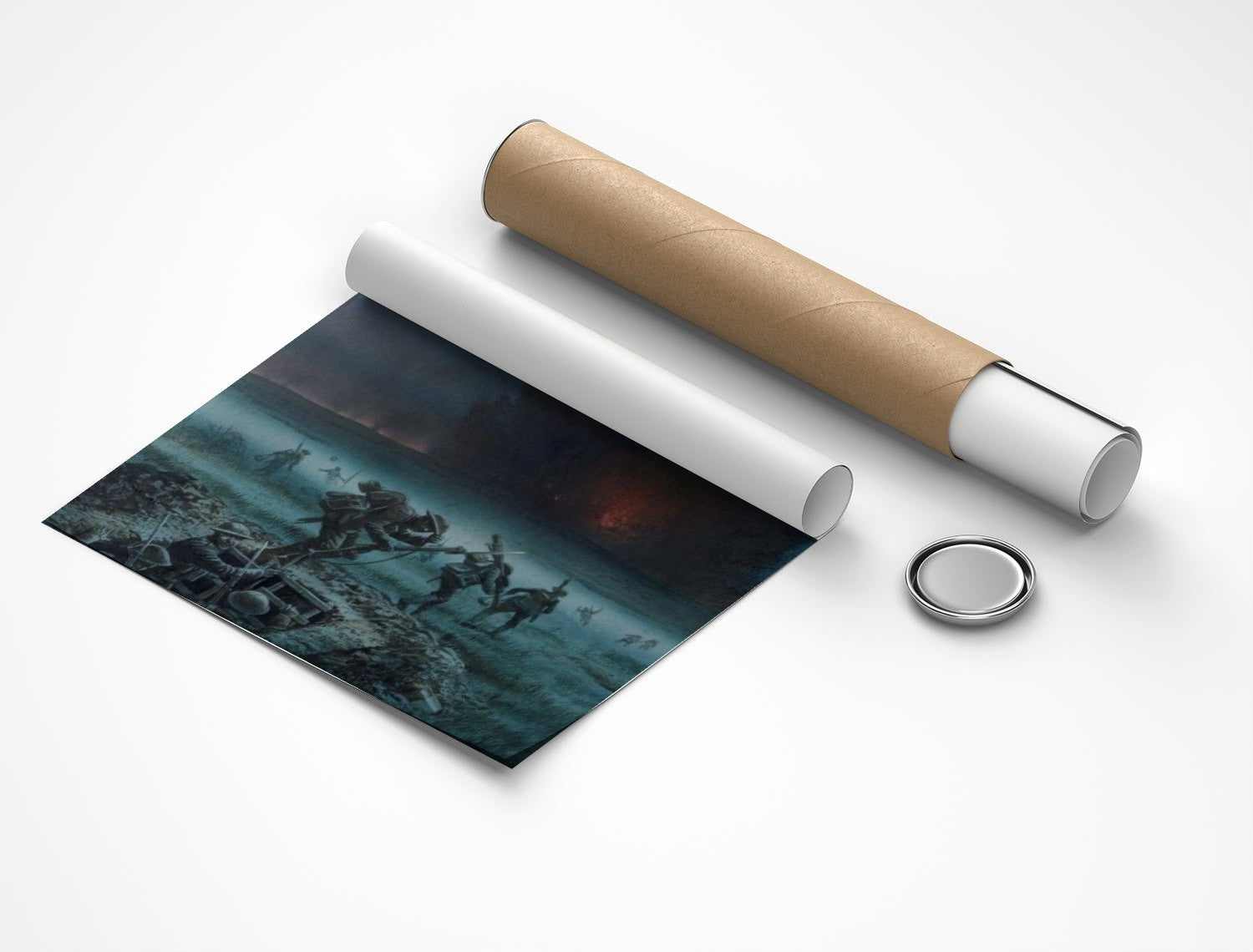 Rolled poster