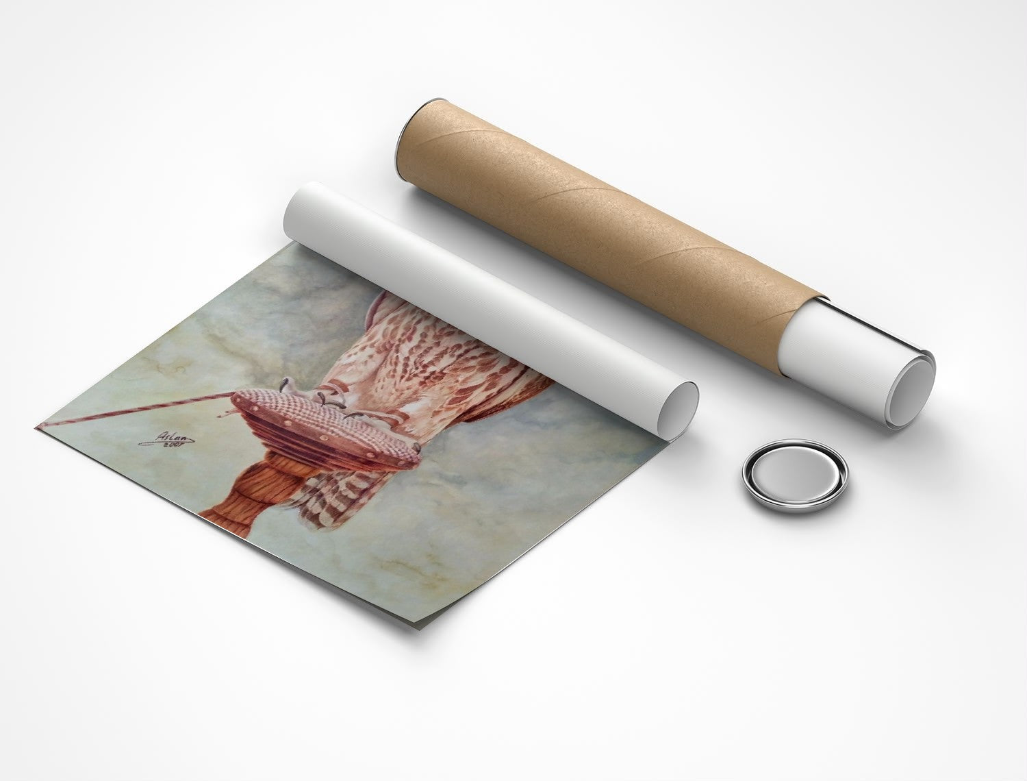 Rolled poster