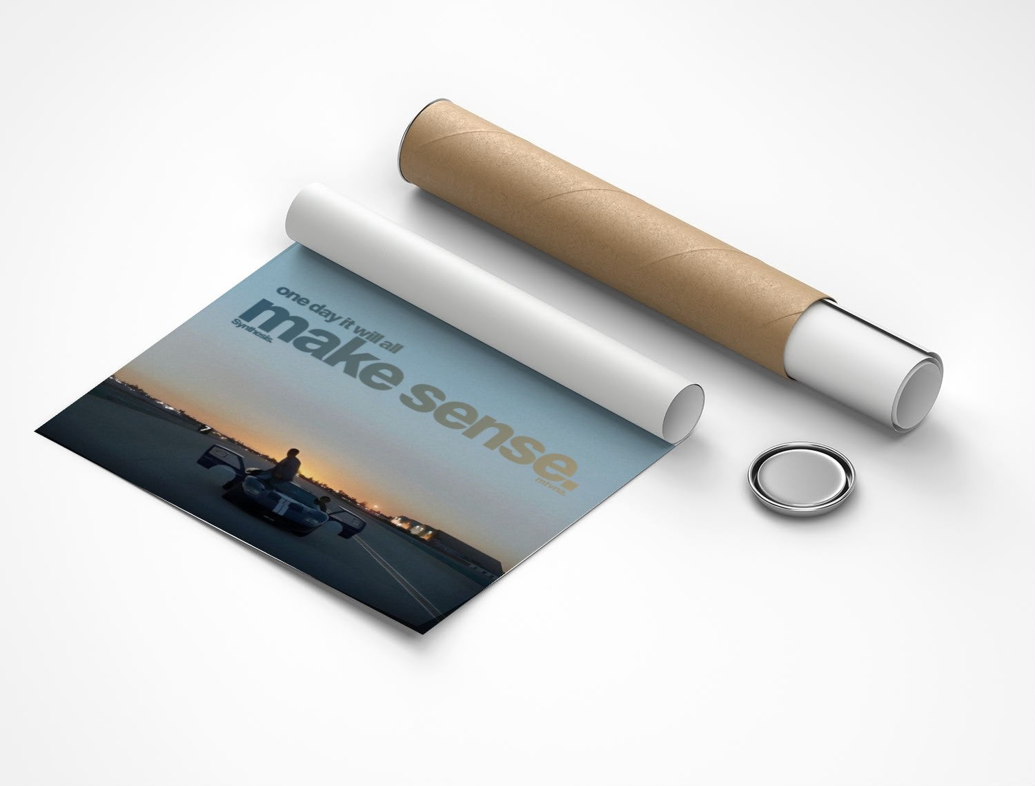 Rolled poster