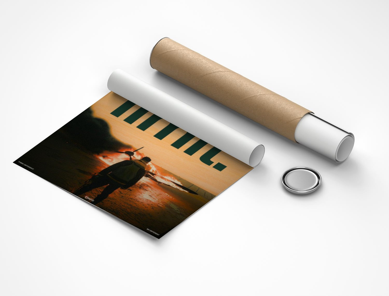 Rolled poster