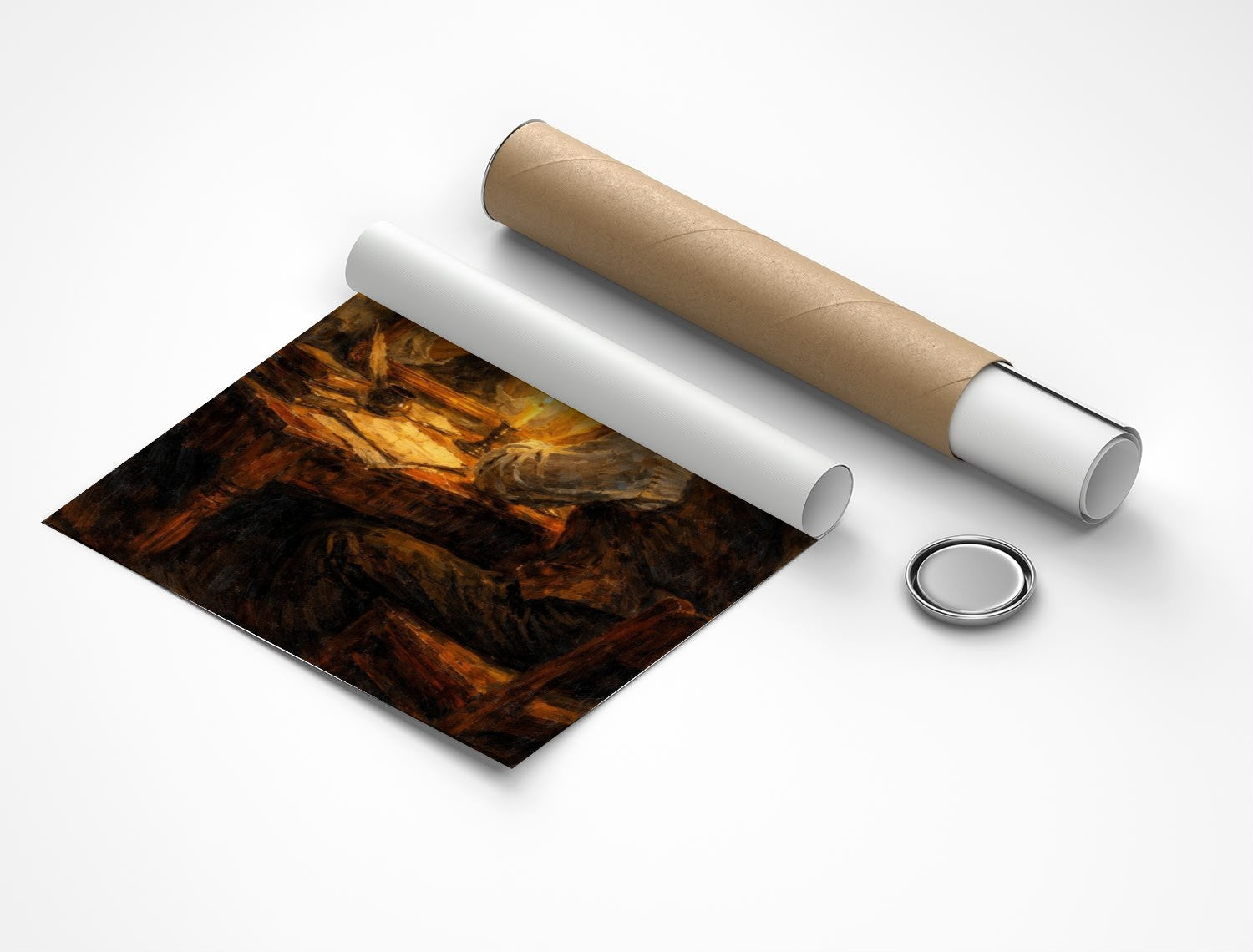 Rolled poster